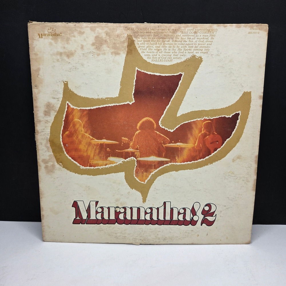 Maranatha! 2 Vinyl LP 1972 Various Artists Jesus Music CCM HS-777/3 Vintage 12"